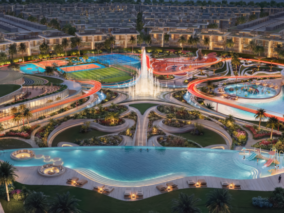 Introducing Greenz — a premium gated community of townhouses and villas in Dubai International Academic City, close to Dubai Silicon Oasis.