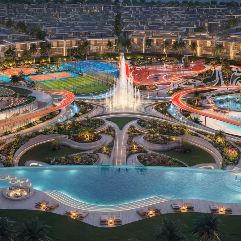 Introducing Greenz — a premium gated community of townhouses and villas in Dubai International Academic City, close to Dubai Silicon Oasis.