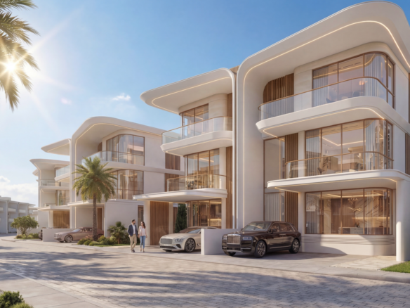 Introducing Greenz — a premium gated community of townhouses and villas in Dubai International Academic City, close to Dubai Silicon Oasis.