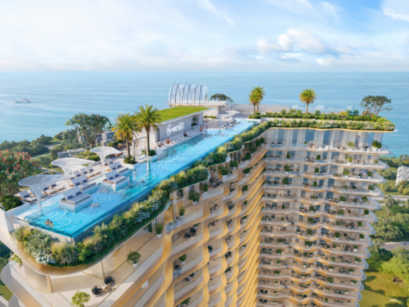 Introducing Breez — a spectacular 60-floor waterfront residential tower in Dubai Maritime City, offering fully furnished oceanfront homes and 40+ resort-style amenities