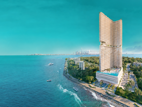 Introducing Breez — a spectacular 60-floor waterfront residential tower in Dubai Maritime City, offering fully furnished oceanfront homes and 40+ resort-style amenities
