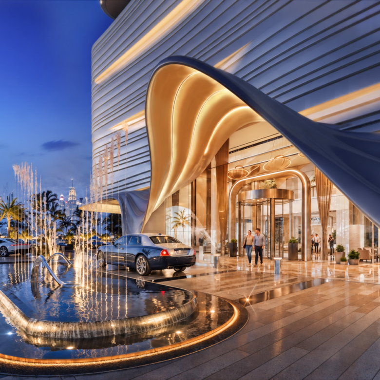 Introducing Breez — a spectacular 60-floor waterfront residential tower in Dubai Maritime City, offering fully furnished oceanfront homes and 40+ resort-style amenities