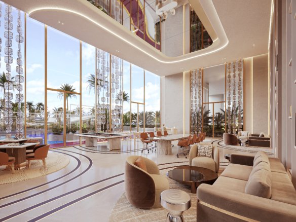 Introducing Breez — a spectacular 60-floor waterfront residential tower in Dubai Maritime City, offering fully furnished oceanfront homes and 40+ resort-style amenities