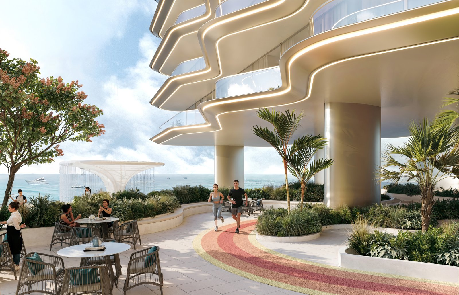 Hammock BBQ Introducing Breez — a spectacular 60-floor waterfront residential tower in Dubai Maritime City, offering fully furnished oceanfront homes and 40+ resort-style amenities