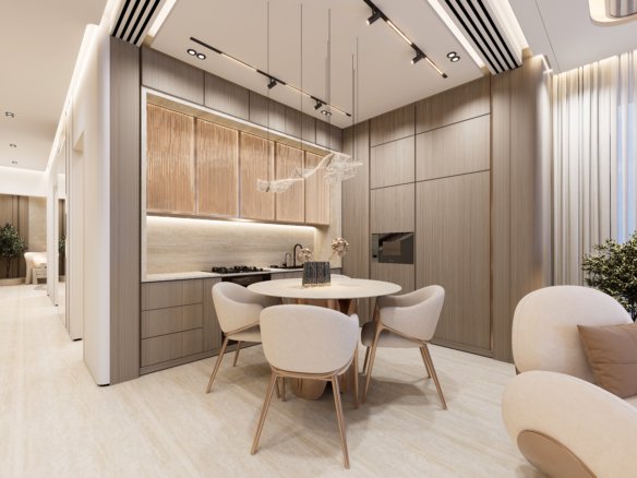 Introducing Breez — a spectacular 60-floor waterfront residential tower in Dubai Maritime City, offering fully furnished oceanfront homes and 40+ resort-style amenities