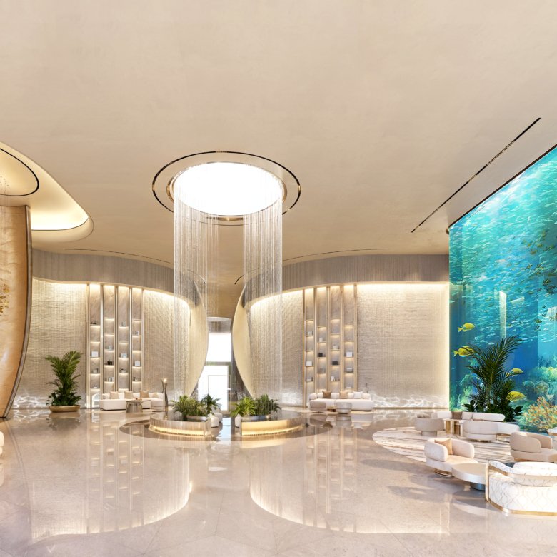Introducing Breez — a spectacular 60-floor waterfront residential tower in Dubai Maritime City, offering fully furnished oceanfront homes and 40+ resort-style amenities