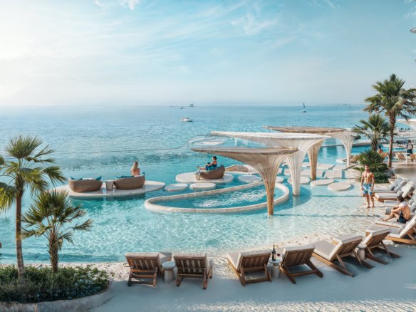 Introducing Breez — a spectacular 60-floor waterfront residential tower in Dubai Maritime City, offering fully furnished oceanfront homes and 40+ resort-style amenities