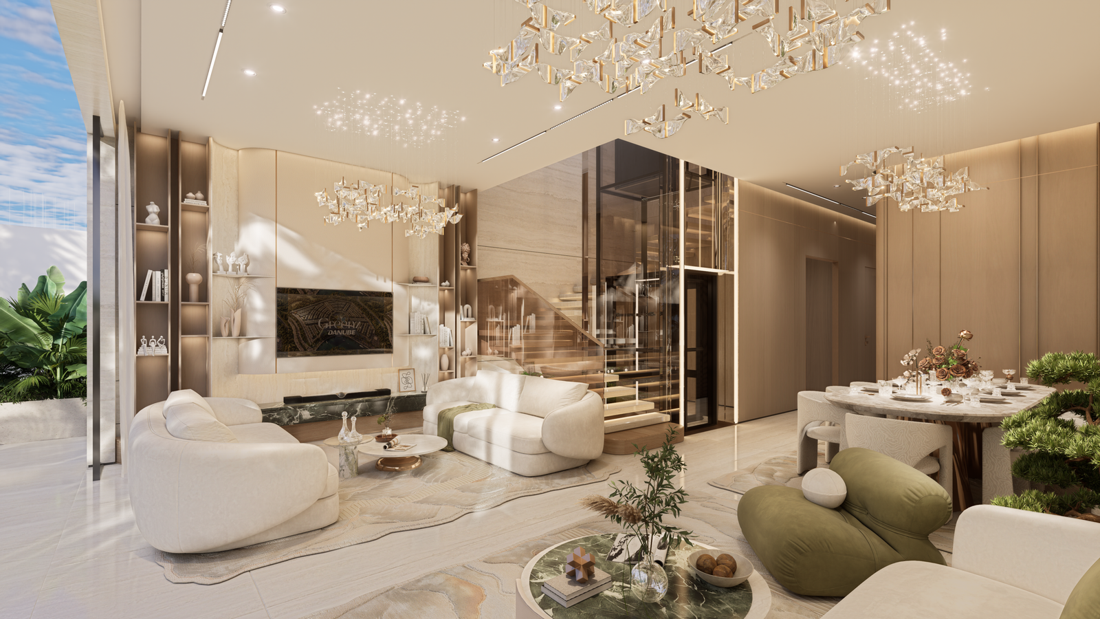 Scene 40_1 Introducing Greenz — a premium gated community of townhouses and villas in Dubai International Academic City, close to Dubai Silicon Oasis.