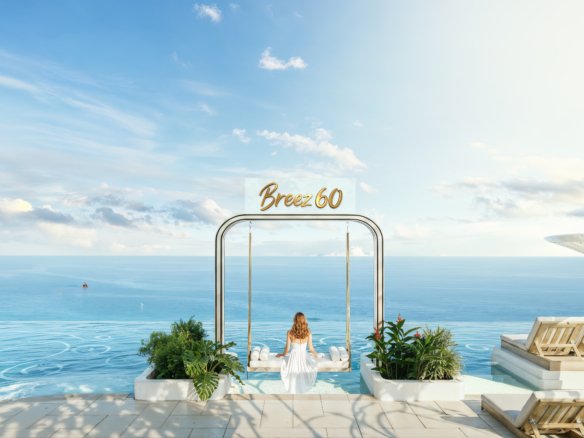 Introducing Breez — a spectacular 60-floor waterfront residential tower in Dubai Maritime City, offering fully furnished oceanfront homes and 40+ resort-style amenities